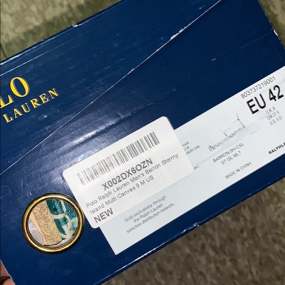 NWT! Polo Ralph Lauren Barron Stormy Island - Picture 8 of 8